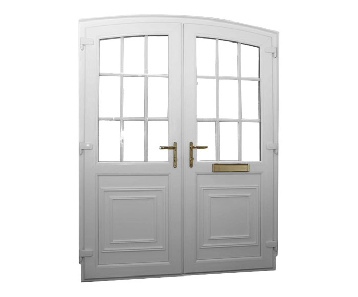 Arched uPVC door
